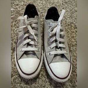 All-Star Chuck Taylor Gray With Glittery Laces